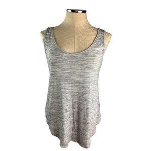 Small Old Navy Women's Heathered Gray Tank Top Loose Fit Lightweight